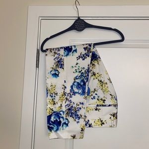 Floral dress pants